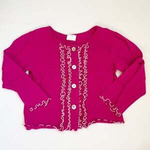 MulberriBush Ruffled Cardigan